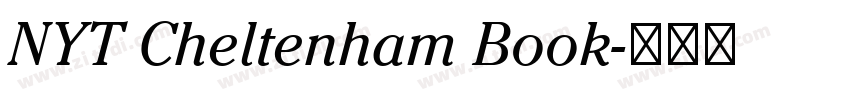 NYT Cheltenham Book字体转换